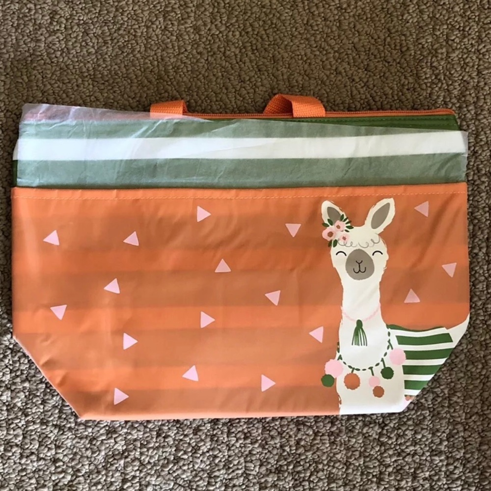 NEW Thirty-One Thermal | Llama Green Cabana Stripe